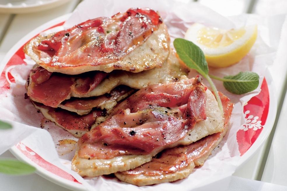 Grillades de porc façon saltimbocca