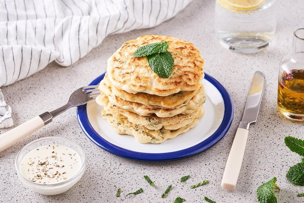 Crêpes grecques aux oignons