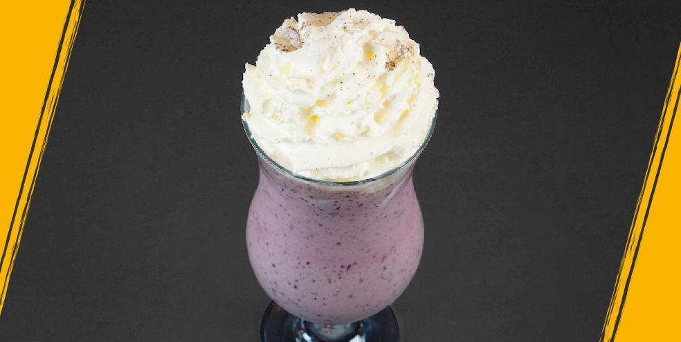 Milkshake aux myrtilles