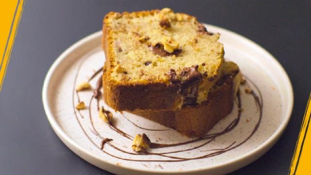 Cake banane choco-noisette