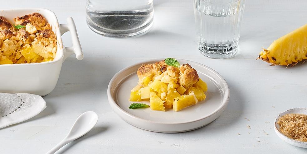 Crumble à l'ananas