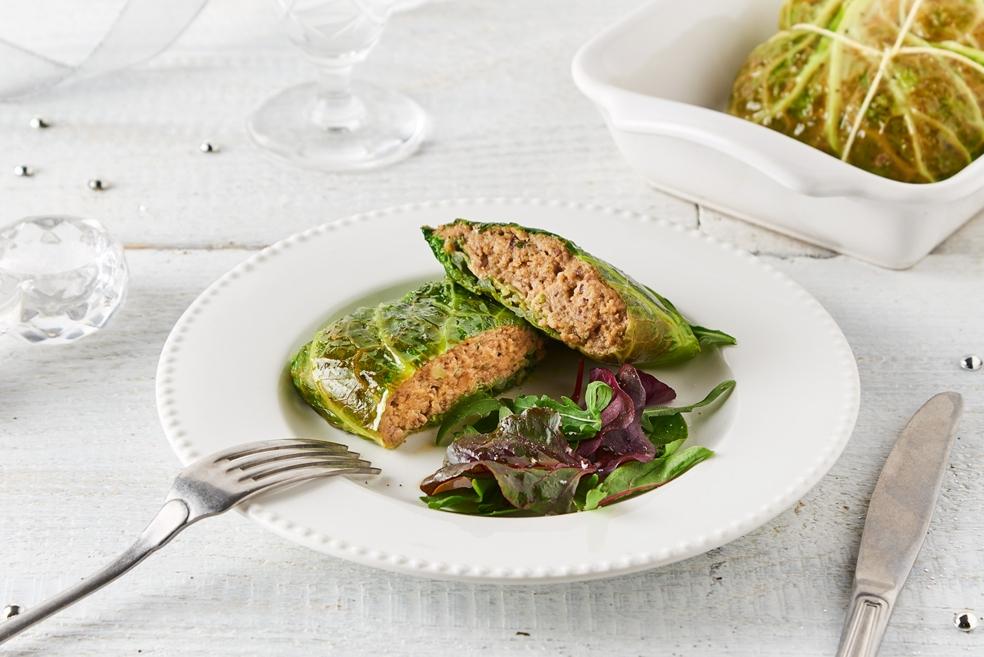 Choux farci au foie gras