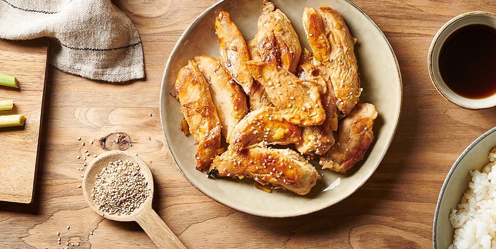 Poulet grillé à la citronnelle