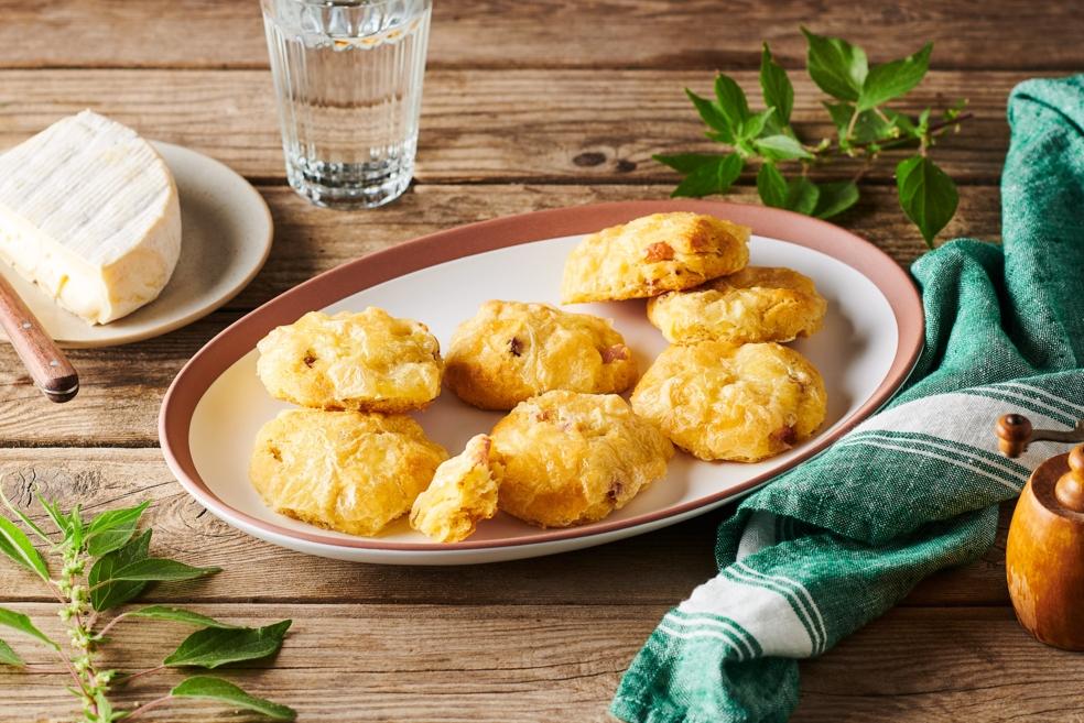 Cookies savoyards au Reblochon et lardons