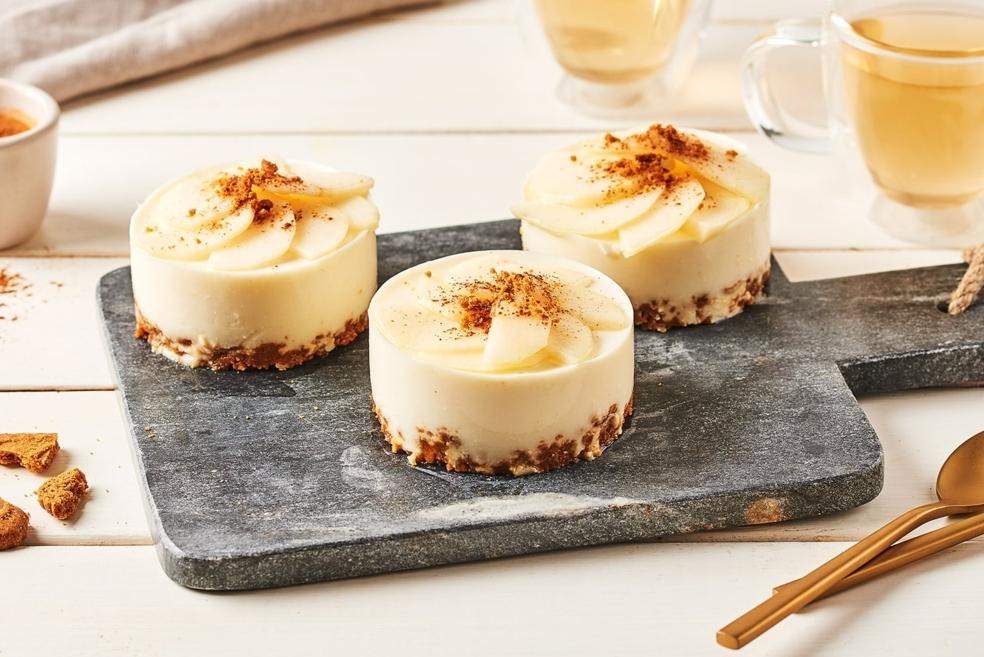 Cheesecake poires spéculoos