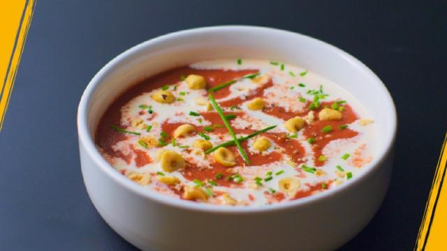 Soupe crémeuse à la betterave
