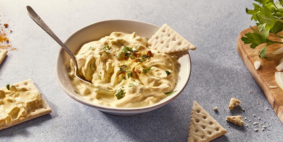 Tartinade de yaourt grec au curcuma