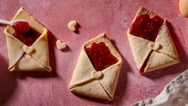 Gâteaux lettres d'amour