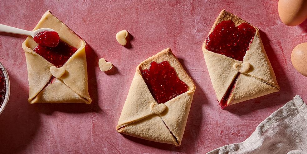 Gâteaux lettres d'amour