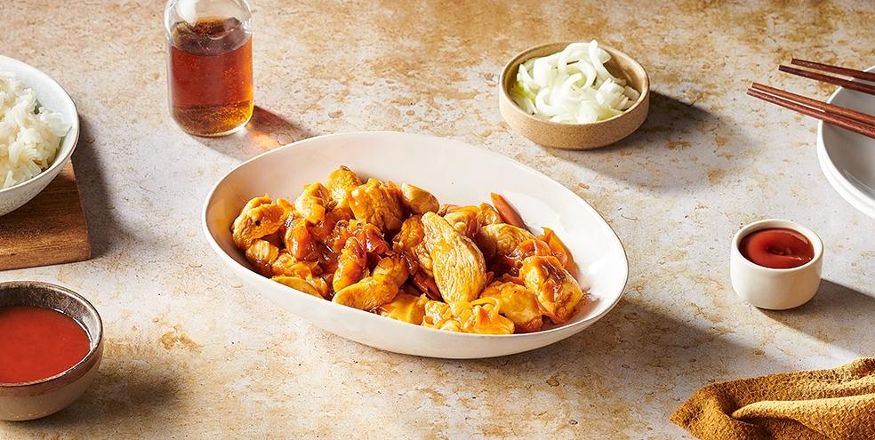 Filets de poulet à la sauce aigre douce maison