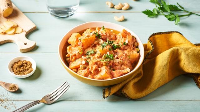 Curry indien végétarien | Aloo matar