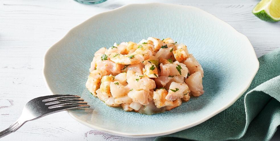 Ceviche de daurade et leche de tigre