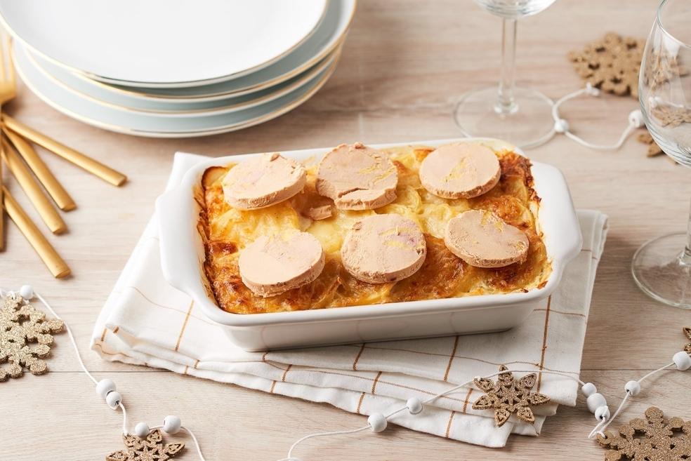Gratin dauphinois au foie gras