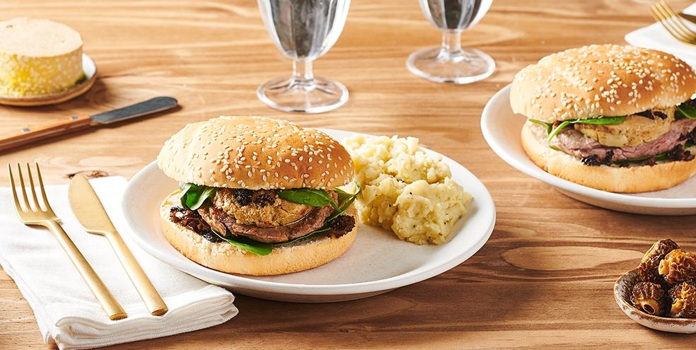 Burger festif façon rossini