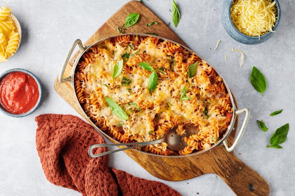 Gratin de pâtes au thon