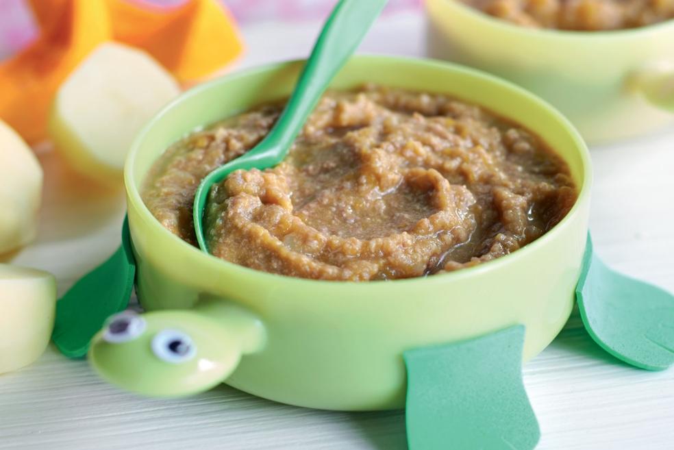 Purée de pommes de terre, potimarron et bœuf