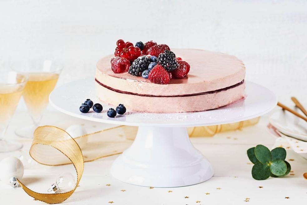 Bavarois aux fruits rouges