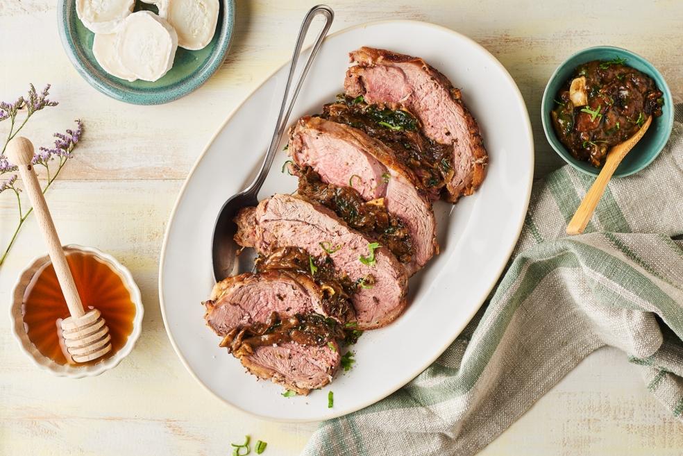 Gigot d’agneau farci