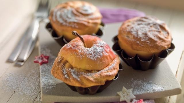 Pommes au four à la pâte d'amande