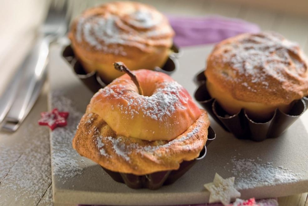 Pommes au four à la pâte d'amande