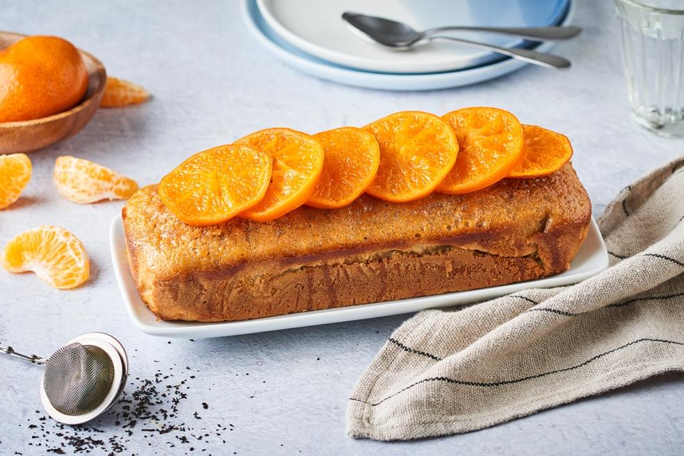 Cake d'hiver au thé Earl Grey et clémentines