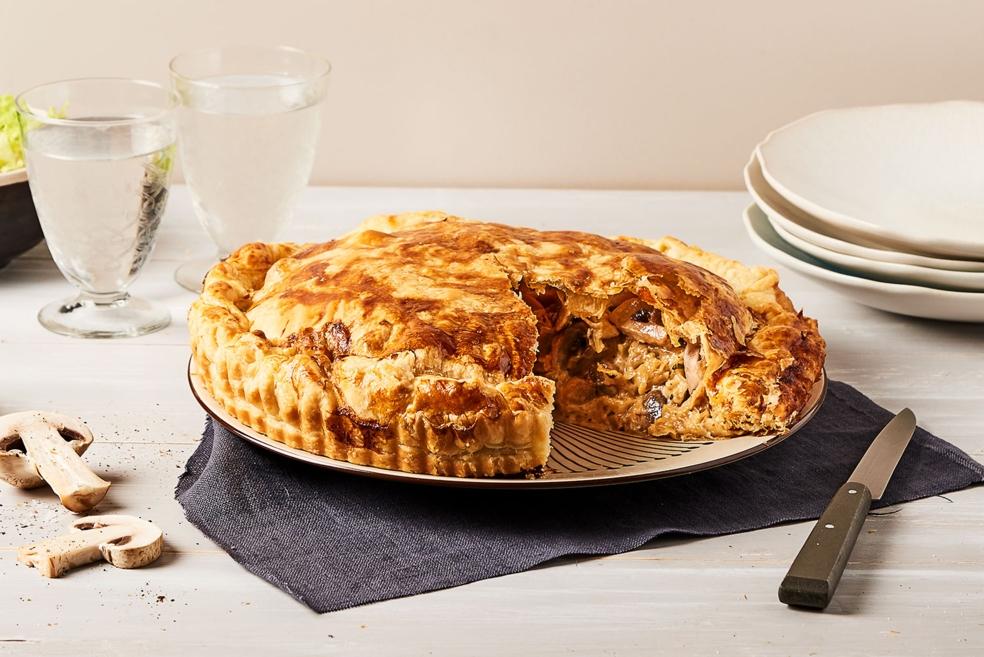Tourte aux champignons