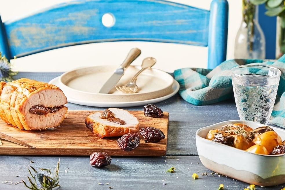 Rôti de porc aux pruneaux