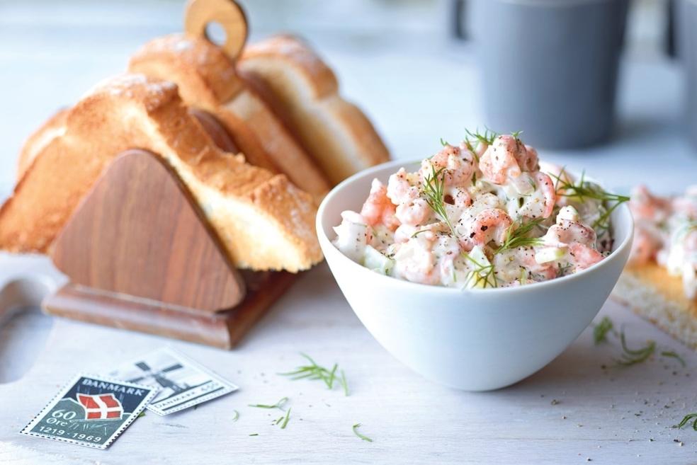 Salade de crabe à la pomme et aneth