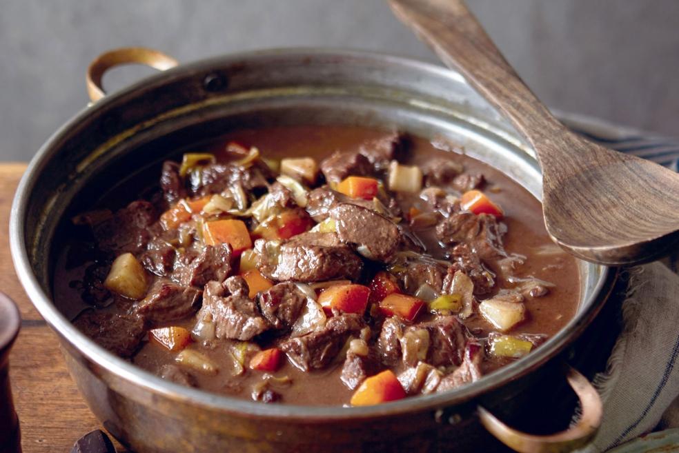 Ragoût de bœuf au chocolat et gnocchis