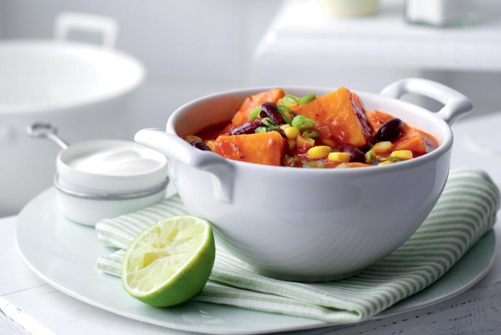 Chili végétarien aux patates douces