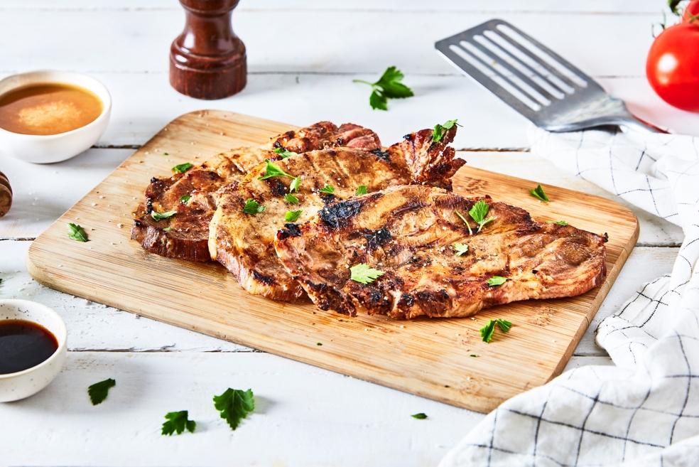 Côtes de porc au miel