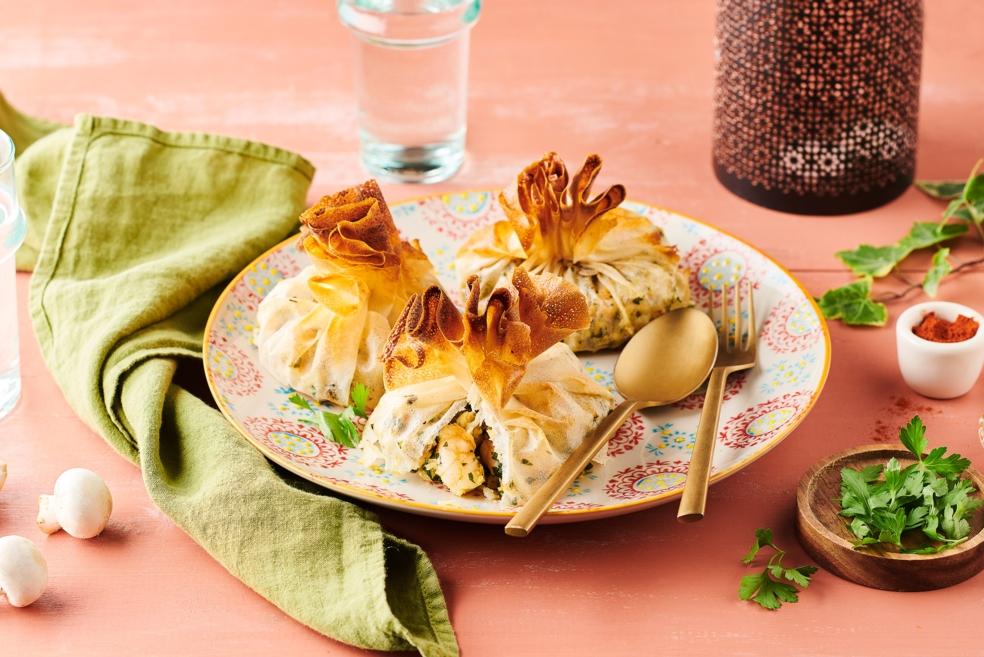 Pastillas au poisson et fruits de mer