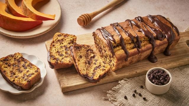 Pumpkin bread aux pépites de chocolat