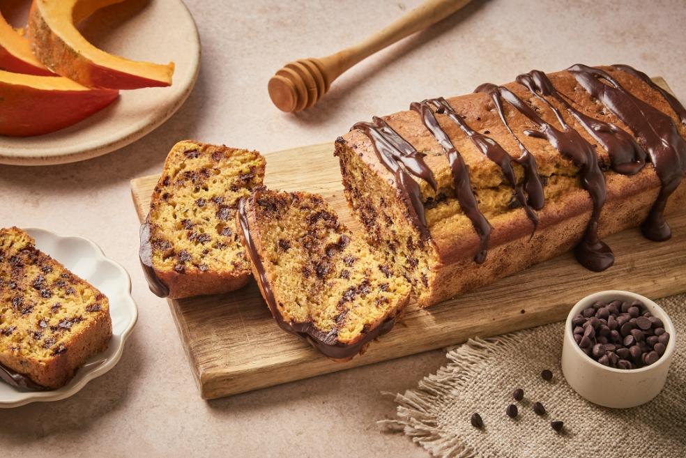 Pumpkin bread aux pépites de chocolat