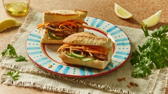 Banh mi poulet citronnelle