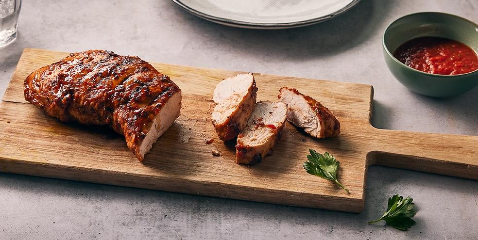 Filet mignon pimenté au barbecue