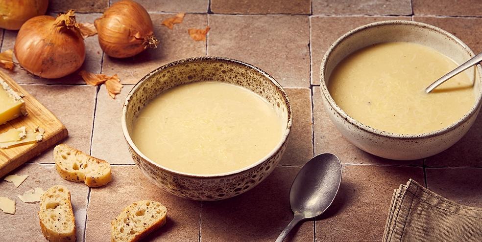 Soupe à l'oignon et au cantal