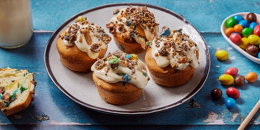 Muffins aux M&M's