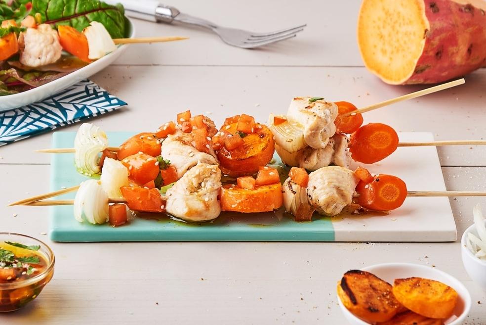 Brochettes de poulet