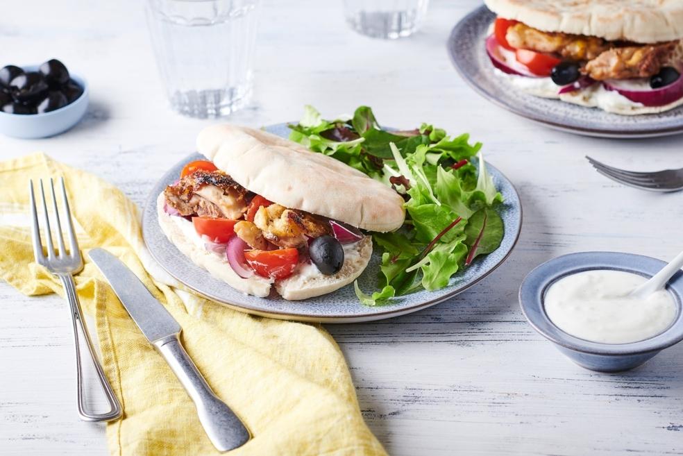 Gyros de poulet grillé