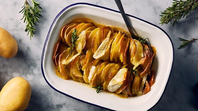 Gratin de pommes de terre au brie