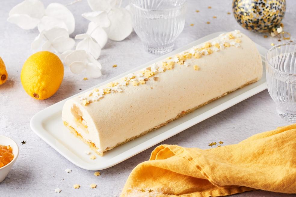 Bûche poires et agrumes