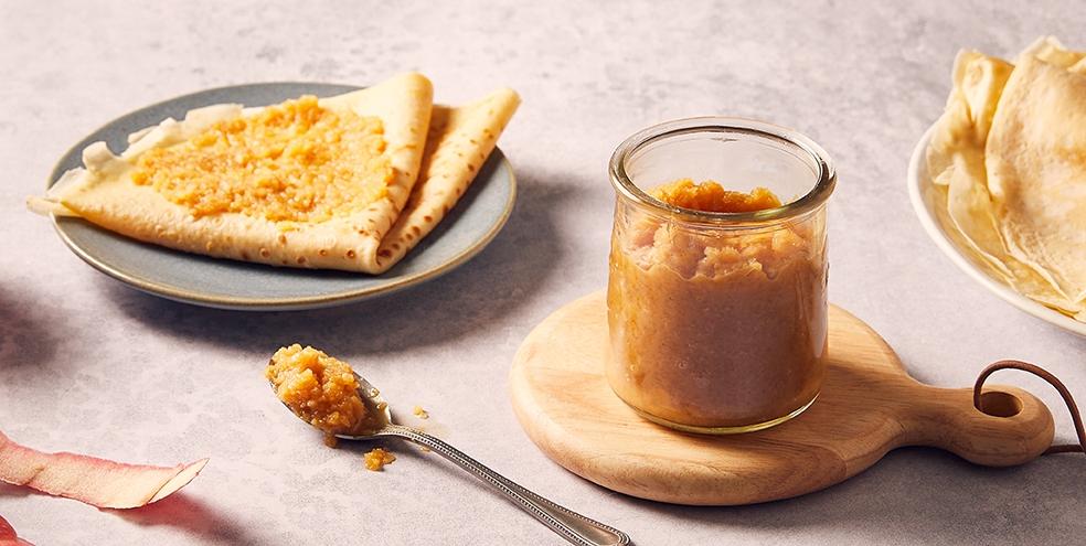 Pâte à tartiner pommes caramel
