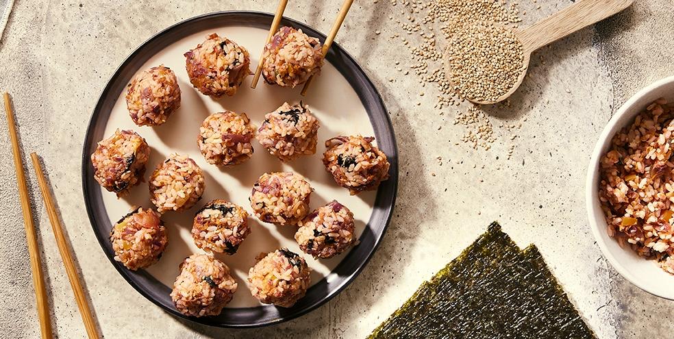 Boulettes de riz coréennes