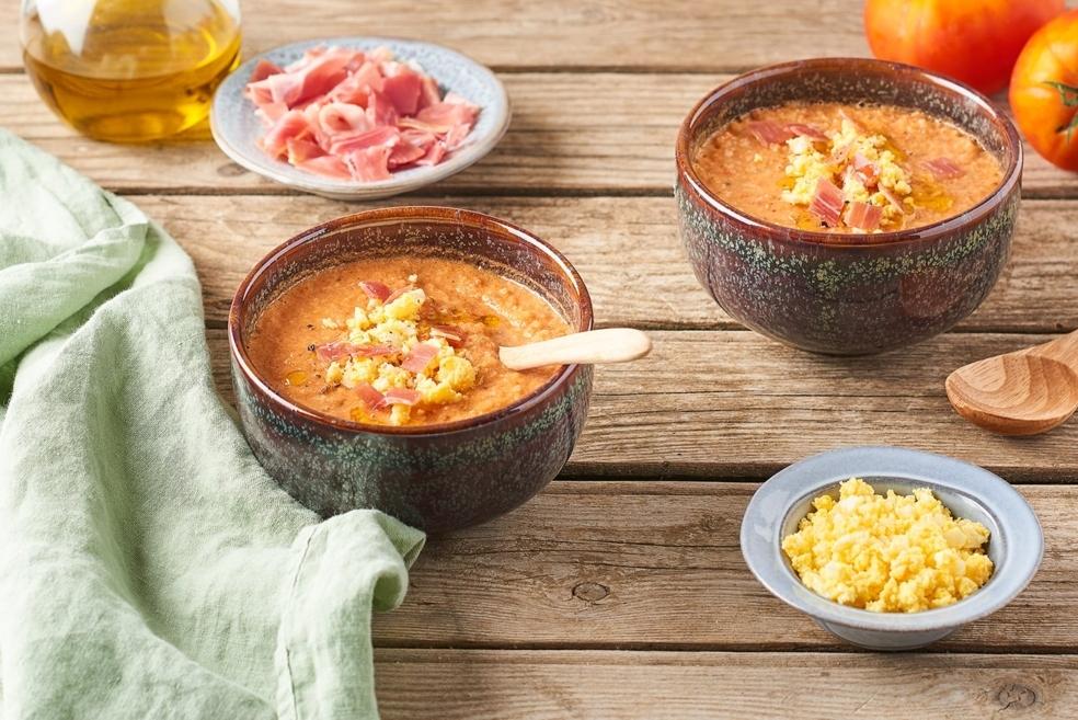 Soupe froide à la tomate - Salmorejo