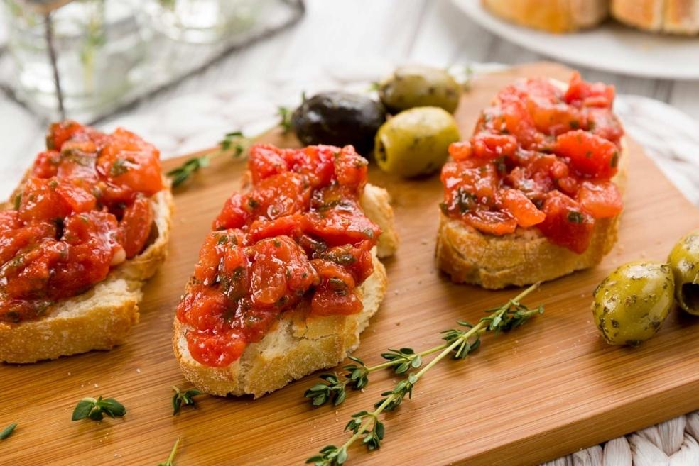 Bruschettas à la tomate au Monsieur Cuisine