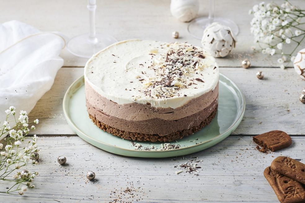 Cheesecake aux trois chocolats