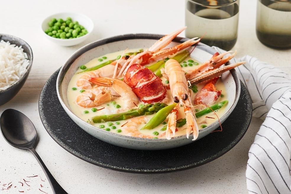 Blanquette de crustacés