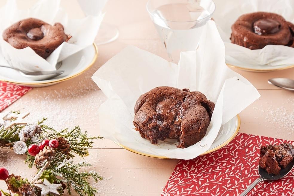 Fondant au chocolat aux rochers
