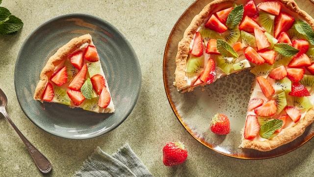 Tarte kiwi fraises